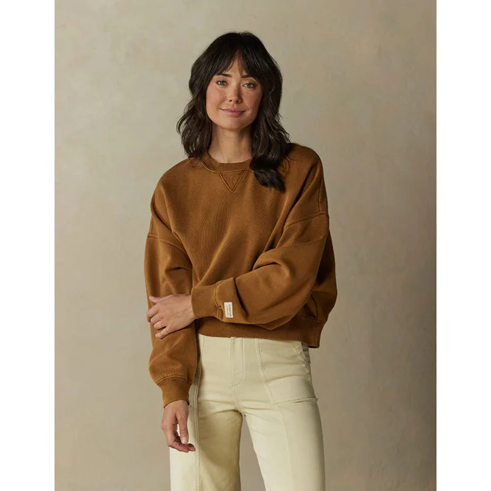 Women's Jackie Premium Fleece Vintage Crewneck