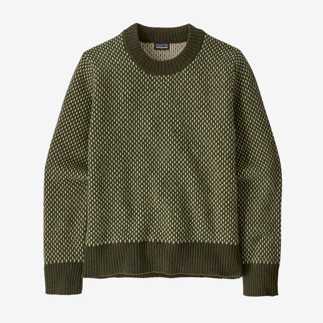 Women's Recycled Wool-Blend Crewneck Sweater - Image 9