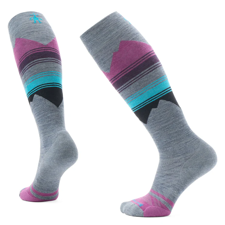 Women's Ski Targeted Cushion Pattern Over The Calf Socks - Image 3
