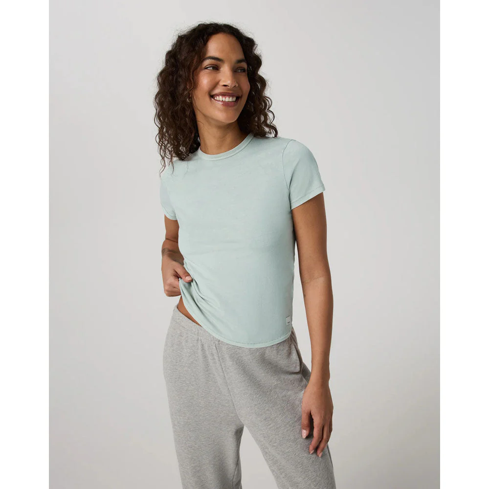 Women's Short Sleeve Feather Classic Tee - Garment Dye - Image 2