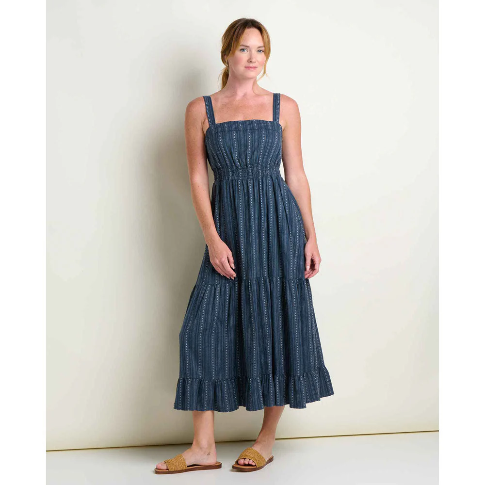 Women's Taj Hemp Tiered Midi Dress - Image 2